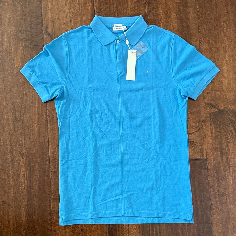 J.Lindeberg Sky Blue Polo Shirt